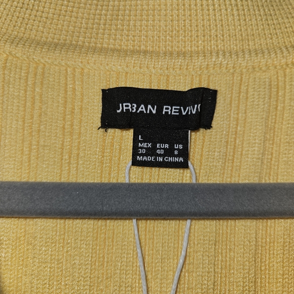 Urban Revivo Brand New Women's Yellow Cardigan - Picture 9 of 9